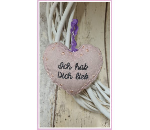 Stickdatei - ITH Herz Ranken Muttertag 3 tlg.